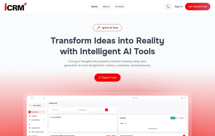 Ignitor CRM custom CRM platform